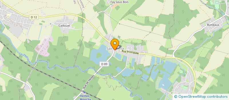 localisation de l'entreprise MONSIEUR ERIC DEDIEU  SAINT-FELIX