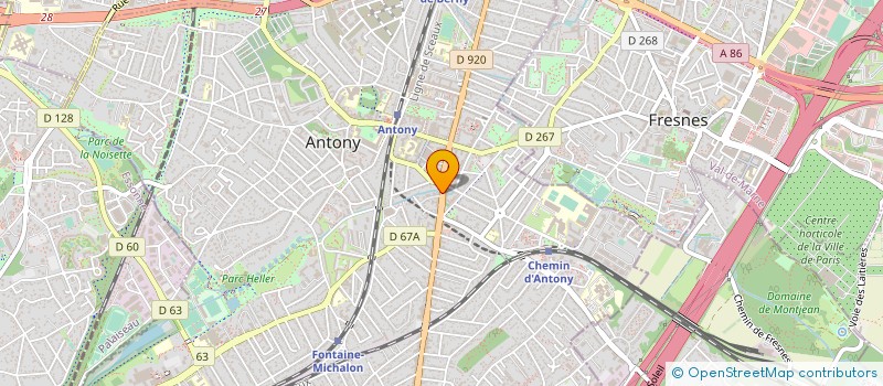 localisation de l'entreprise MONSIEUR ERIC DEFAUCHY à ANTONY