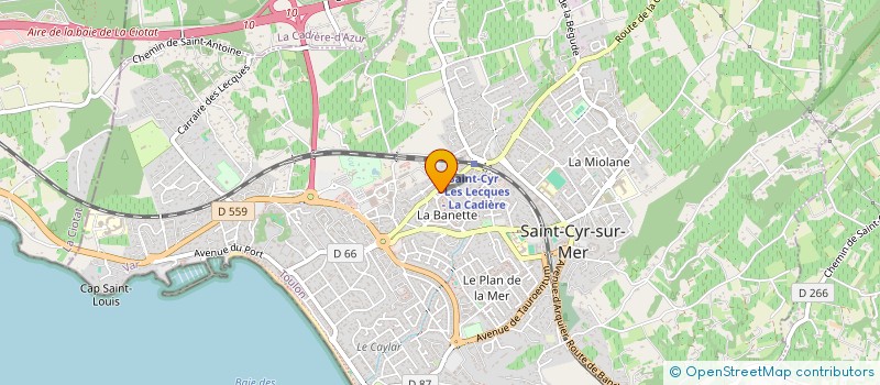 localisation de l'entreprise MONSIEUR ERIC DEFEINGS à SAINT-CYR-SUR-MER