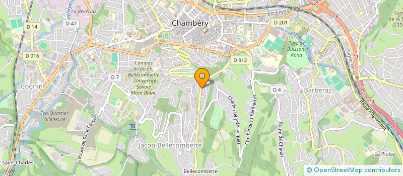 localisation de l'entreprise MONSIEUR ERIC DEFOORT à CHAMBERY