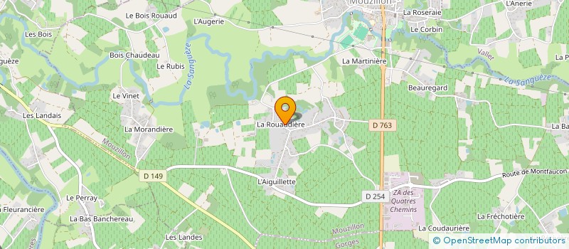 localisation de l'entreprise MONSIEUR ERIC DEFOSSE  MOUZILLON