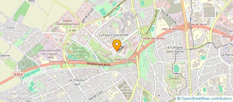 localisation de l'entreprise MONSIEUR ERIC DEGOUTTE à CAEN