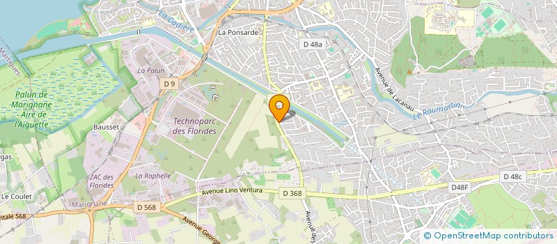 localisation de l'entreprise MONSIEUR ERIC DEJEAN  MARIGNANE