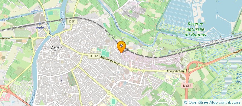 localisation de l'entreprise MONSIEUR ERIC DEL REY  AGDE