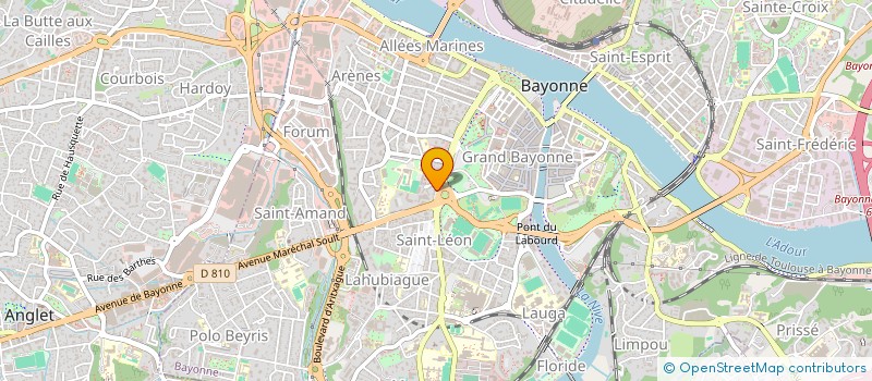 localisation de l'entreprise MONSIEUR ERIC DEL TEDESCO à BAYONNE