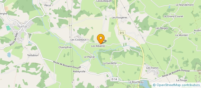 localisation de l'entreprise MONSIEUR ERIC DELAFONT à NAILLAT