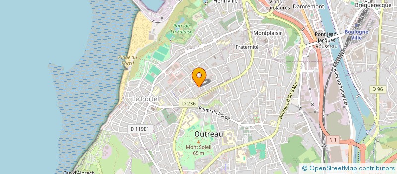 localisation de l'entreprise MONSIEUR ERIC DELAGE  LE PORTEL