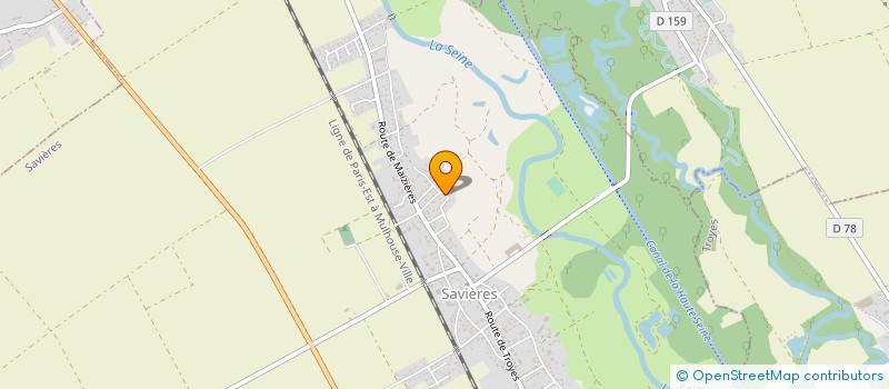 localisation de l'entreprise MONSIEUR ERIC DELAGNEAU  SAVIERES
