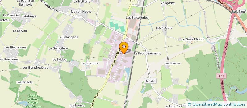 localisation de l'entreprise MONSIEUR ERIC DELAINE à JOUE-LES-TOURS