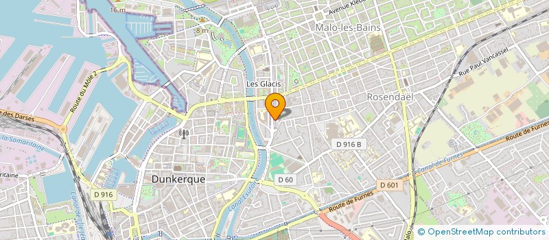 localisation de l'entreprise MONSIEUR ERIC DELANGHE à DUNKERQUE