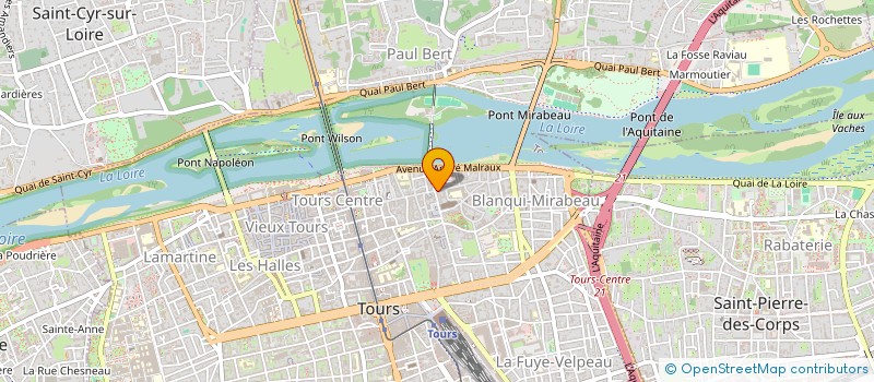 localisation de l'entreprise MONSIEUR ERIC DELANNOY  TOURS