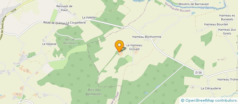 localisation de l'entreprise MONSIEUR ERIC DELAPLACE  TEURTHEVILLE-BOCAGE