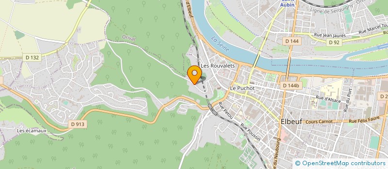 localisation de l'entreprise MONSIEUR ERIC DELAPLACE  ELBEUF