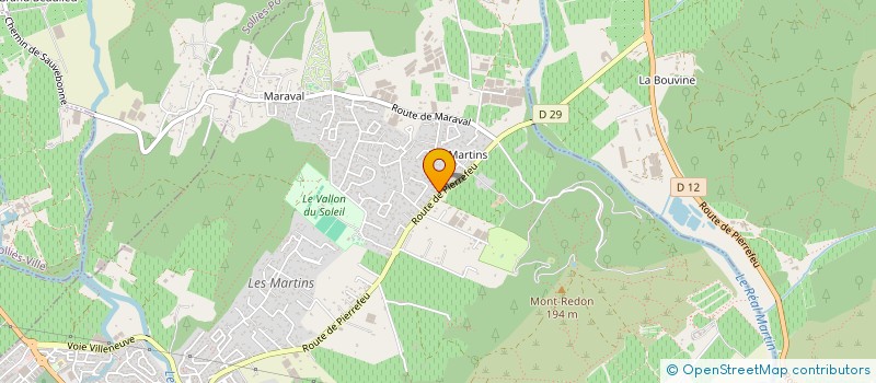 localisation de l'entreprise MONSIEUR ERIC DELAPLACE  LA CRAU