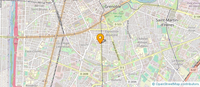 localisation de l'entreprise MONSIEUR ERIC DELAPORTE à GRENOBLE