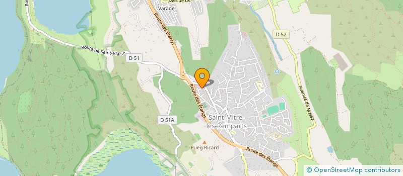 localisation de l'entreprise MONSIEUR ERIC DELAPORTE  SAINT-MITRE-LES-REMPARTS
