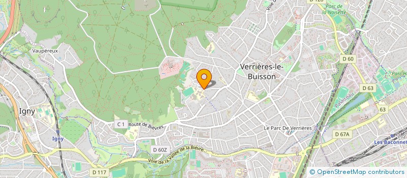 localisation de l'entreprise MONSIEUR ERIC DELAPORTE à VERRIERES-LE-BUISSON