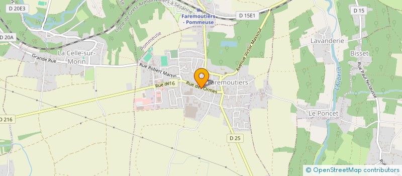 localisation de l'entreprise MONSIEUR ERIC DELAVAL  FAREMOUTIERS