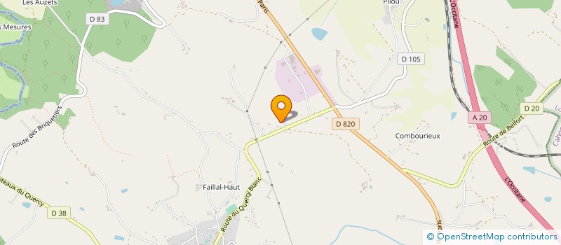 localisation de l'entreprise MONSIEUR ERIC DELBOSC  MONTPEZAT-DE-QUERCY