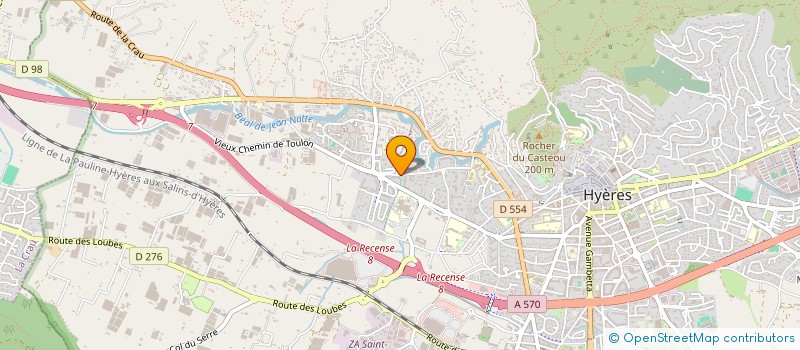 localisation de l'entreprise MONSIEUR ERIC DELCOURT à HYERES