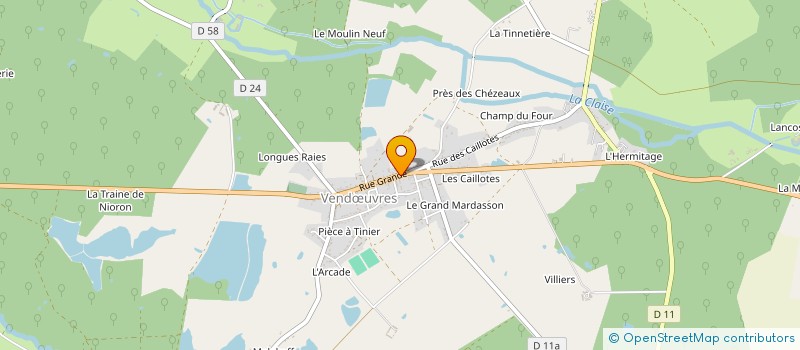 localisation de l'entreprise MONSIEUR ERIC DELEPIERRE à VENDŒUVRES