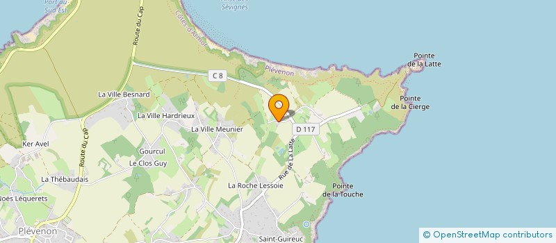 localisation de l'entreprise MONSIEUR ERIC DELEPLACE  PLEVENON