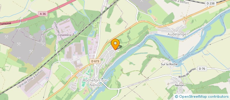 localisation de l'entreprise MONSIEUR ERIC DELIOT  ROCHEFORT-SUR-NENON