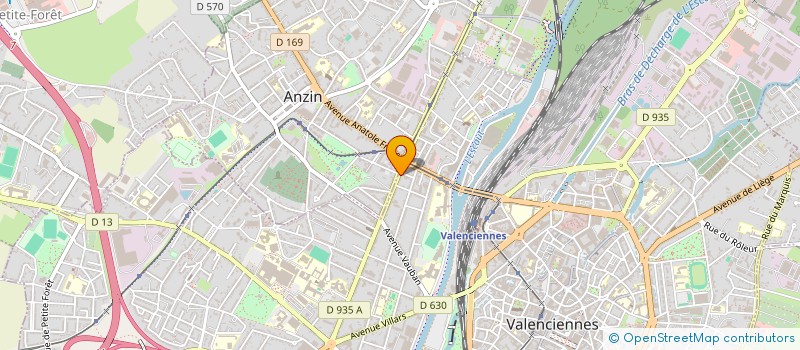 localisation de l'entreprise MONSIEUR ERIC DELLOYE à VALENCIENNES