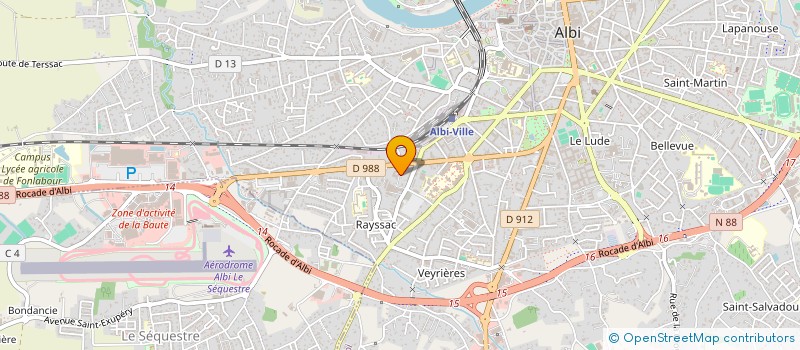 localisation de l'entreprise MONSIEUR ERIC DELMAS à ALBI