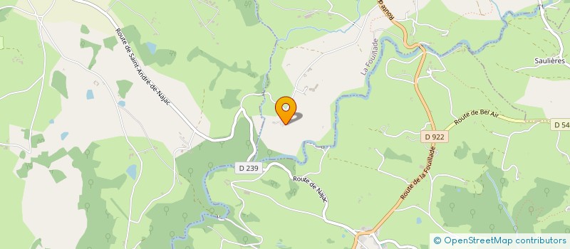 localisation de l'entreprise MONSIEUR ERIC DELMUR  LA FOUILLADE