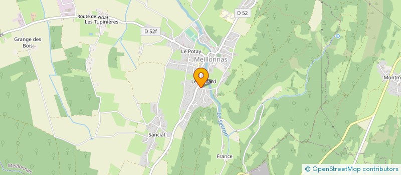 localisation de l'entreprise MONSIEUR ERIC DELPEUCH à MEILLONNAS