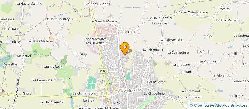 localisation de l'entreprise MONSIEUR ERIC DELVILLE à MELESSE