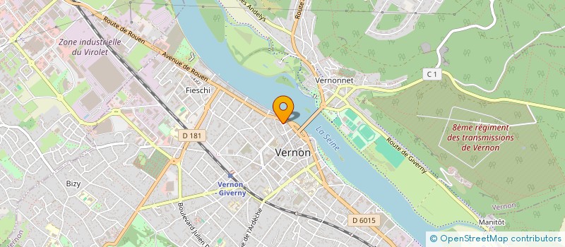 localisation de l'entreprise MONSIEUR ERIC DEMANGE  VERNON