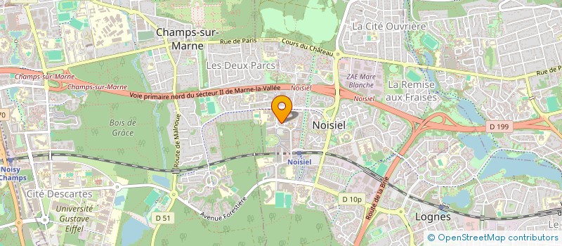 localisation de l'entreprise MONSIEUR ERIC DEMANOU WAMBA  NOISIEL