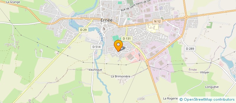 localisation de l'entreprise MONSIEUR ERIC DEMAS à ERNEE