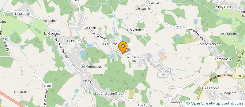 localisation de l'entreprise MONSIEUR ERIC DENARDOU  SAINT-GENCE