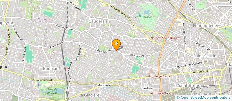 localisation de l'entreprise MONSIEUR ERIC DENEPOUX à BORDEAUX