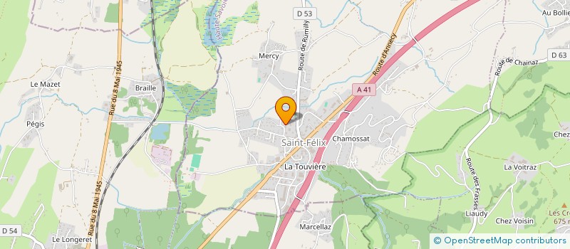 localisation de l'entreprise MONSIEUR ERIC DENIS  SAINT-FELIX