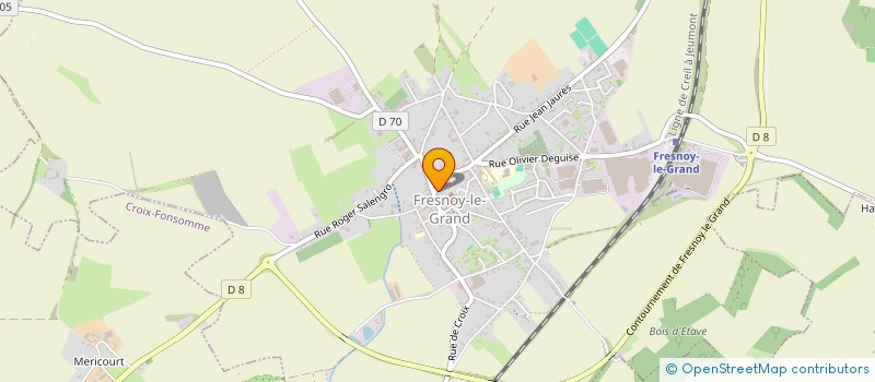 localisation de l'entreprise MONSIEUR ERIC DENIS  FRESNOY-LE-GRAND