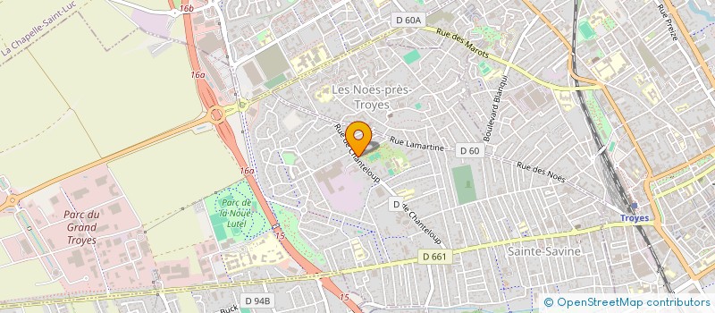 localisation de l'entreprise MONSIEUR ERIC DENIS SABBAH  SAINTE-SAVINE