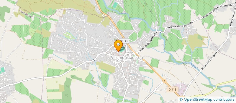 localisation de l'entreprise MONSIEUR ERIC DENTROUX  VILLEMOUSTAUSSOU