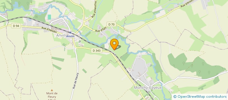 localisation de l'entreprise MONSIEUR ERIC DENYS  ANVIN