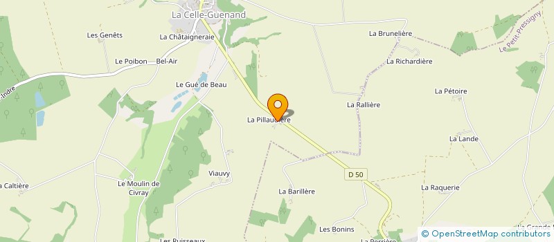 localisation de l'entreprise MONSIEUR ERIC DEPOORTERE à LA CELLE-GUENAND