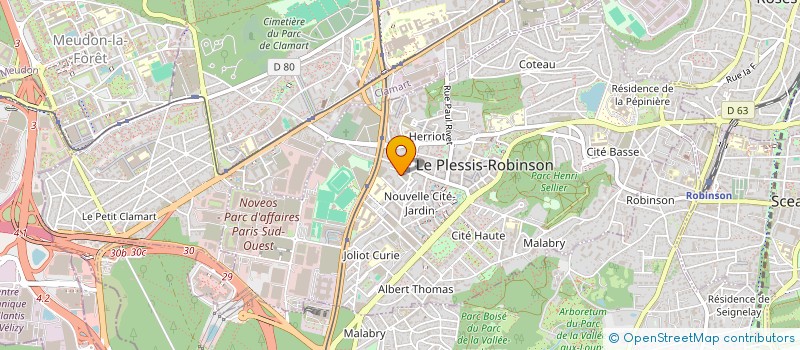 localisation de l'entreprise MONSIEUR ERIC DER TOMOYAN  LE PLESSIS-ROBINSON