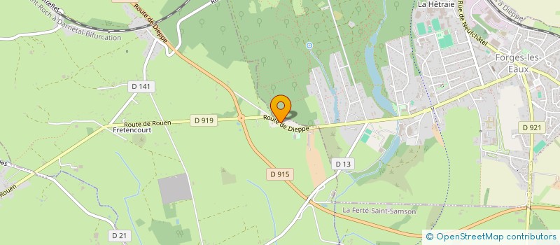 localisation de l'entreprise MONSIEUR ERIC DERAY  RONCHEROLLES-EN-BRAY