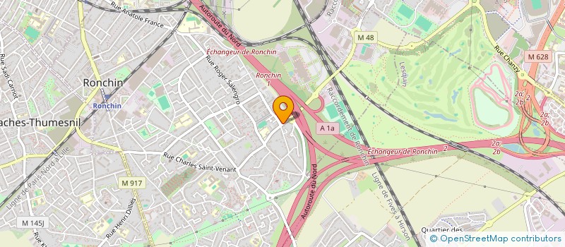 localisation de l'entreprise MONSIEUR ERIC DEREUMAUX  RONCHIN