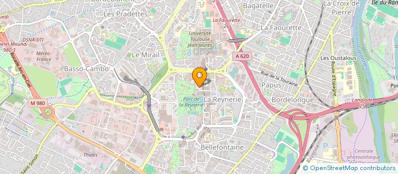 localisation de l'entreprise MONSIEUR ERIC DEROUBAIX  TOULOUSE