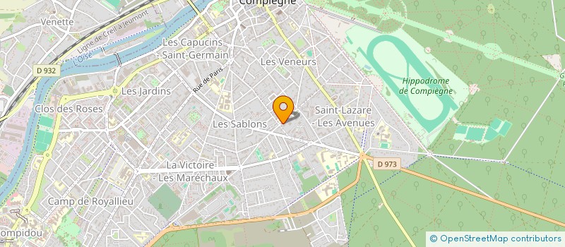 localisation de l'entreprise MONSIEUR ERIC DEROUET  COMPIEGNE