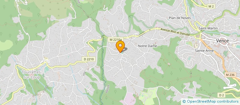 localisation de l'entreprise MONSIEUR ERIC DESANDRE  VENCE