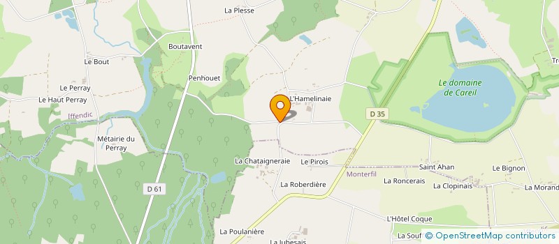 localisation de l'entreprise MONSIEUR ERIC DESEVEDAVY  IFFENDIC